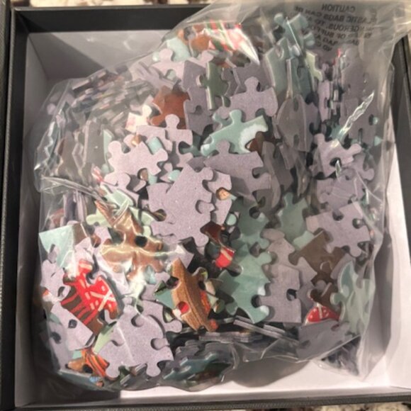 SOLD Board Walk Puzzle Company - Christmas in the Antlers - 500 pieces - Picture 6 of 6